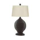 Kenroy Home St Maarten Table Lamp with 17 inch Crème Fabric shade