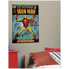 Roommates Iron Man Peel and Stick Comic Book Cover Giant Wall Decal