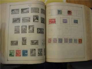 1940 Vintage Scott International Junior Stamp Album & Stamps  