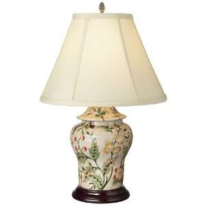 Southern Charm Porcelain Ginger Jar Tuscan Table Lamp