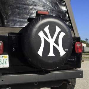  New York Yankees Black Logo Tire Cover