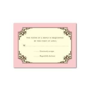  Response Cards   Delicate Frame Carnation By Hello Little 