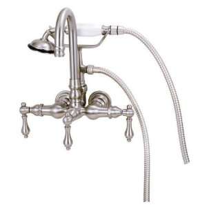 Elizabethan Classics Tub Filler with Gooseneck Spout & Hand Shower and 