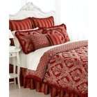  Crosswind Brick/ Bronze King size 8 piece Comforter Set