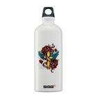 Artsmith Inc Sigg Water Bottle 0.6L Roses Cross Hearts And Angel Wings