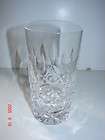  irish crystal lismore highball beverage glass nec engraved ex