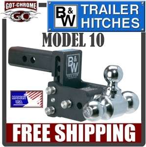   & Stow Adjustable Tri Ball Mount Receiver Hitch 852089001115  