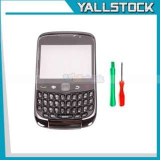 piece Housing Case Cover Faceplate for Blackberry Bold 9300 Gray 