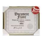 walnut black gold accents certificate 8 1 2 x 11