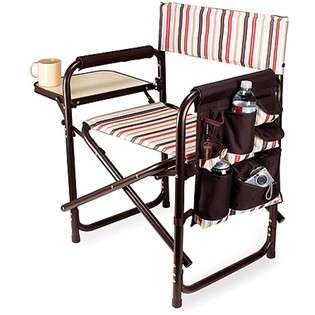 Picnic Time Sports Chair Folds w/ Table & Pockets Moka   #809 00 777 