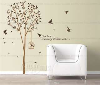   160*160CM Wall Decal bring natural life to your home office  
