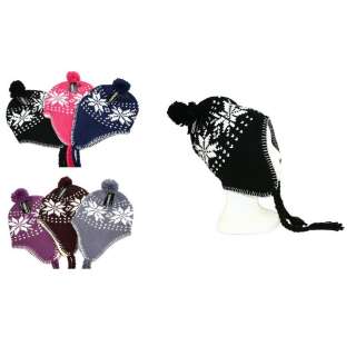   New Unisex Beanie Hat Knit Ski Snow Earflap Warm Winter Hat 6 Colors