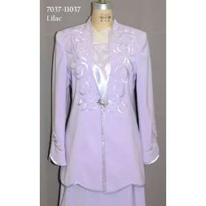    Lilac Embellished Skirt Suit   Size 18W   $149.99 