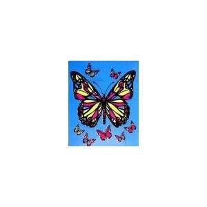  Butterfly Black Light Wall Hanging Tapestry