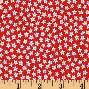   Petal Flowers Lipstick Red Fabric By The Yard Arts, Crafts & Sewing