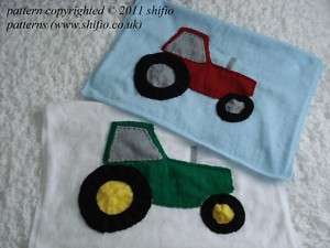 KNITTING PATTERN AFGHAN TRACTOR #189 ShiFios Patterns  