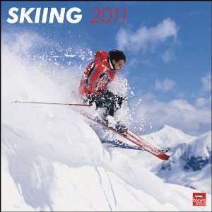  Skiing 2011 Wall Calendar 12 X 12
