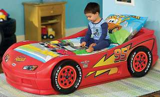   Lightning McQueen Plastic Toddler Bed   Little Tikes   