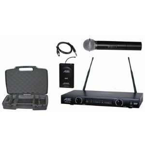 Audio2000S UHF, 2 Channel Wireless System With One Handheld and One 