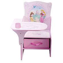 Disney Princess Chair Desk with Pull out under the Seat Storage Bin 