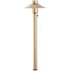   835 Single Light Path Fixture with Clear Glass Diffuser, Shiny Copper