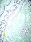 Valerie Bertinelli Fabric Shower Curtain~PURPLE/LIME~TRADITIONAL~NEW