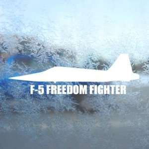  F 5 FREEDOM FIGHTER White Decal Military Soldier Car White 