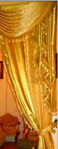   Gold drapes tassel hand made egyptian Furnishing beautiful  