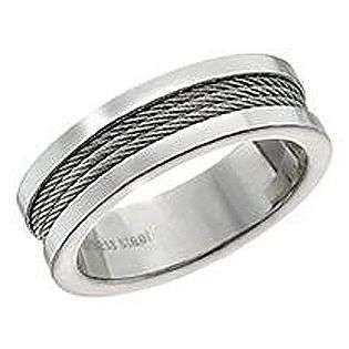Mens Stainless Steel Cable Ring  Jewelry Mens Jewelry Rings 