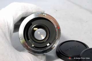 Canon FD 2X B teleconverter lens manual focus tele  