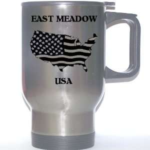  US Flag   East Meadow, New York (NY) Stainless Steel Mug 