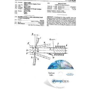   Patent CD for DIAPHRAGM FOR A LASER AMPLIFIER CHAIN 