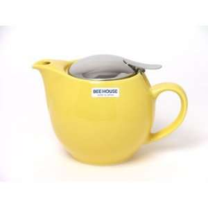    Bee House 15 oz. Teapot with Filter, Yellow Pepper 