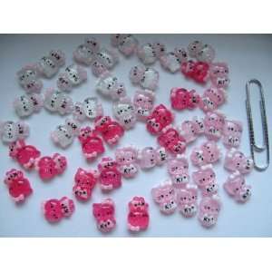  Nail Art 3d 45 Pieces Mix Crystal Glitter Hello Kitty for 