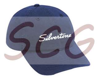 Silvertone Guitar or Amp Ball Caps with Raised Logo  