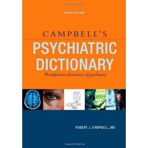 Campbells Psychiatric Dictionary [Hardcover] Robert J 