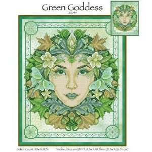    Green Goddess   Cross Stitch Pattern Arts, Crafts & Sewing