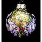 BELLISSIMO Quality Flirty Fish Design   Hand Painted   Heavy Glass 