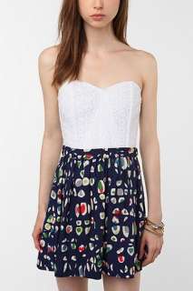 UrbanOutfitters  Lucca Couture Eyelet Bustier Top