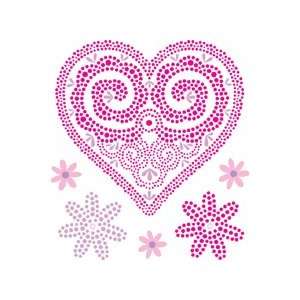  Bling   Pattern Hearts n Flowers Dimensional Stickers 
