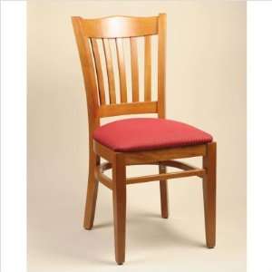   Chair with Wood Seat Frame Finish Mahogany Furniture & Decor
