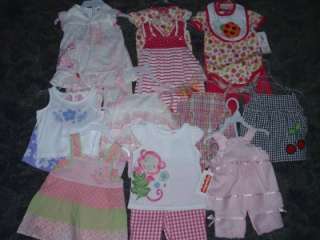 NEW Baby Girls Spring & Summer Outfits  3/6 Mo 6/9 Mo 12 Mo 18 Mo 