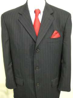 Mens Linea Uomo 3 button sport coat suit jacket 40S (353 12)  