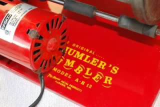 Thumlers Tumbler Rock Tumbler Model A R12 & Media, Brass Polisher 