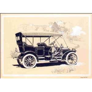 Reprint The Packard Eighteen open car with extension cape cart top 