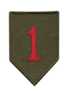  1st Infantry Big Red One Subdued Patch Clothing