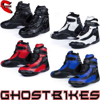   TECH SHORT MOTORCYCLE PADDOCK ANKLE MOTORBIKE SCOOTER MOPED CITY BOOTS