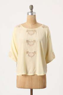 Webbed Panes Blouse   Anthropologie