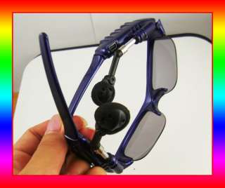 4GB 4G Blue Sunglasses Sun Glasses  Player + Case  