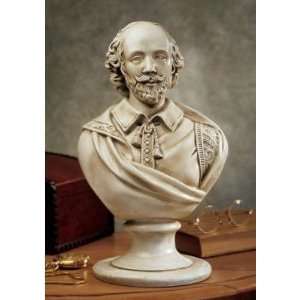  Xoticbrands William Shakespeare Statue Sculptural Bust 
